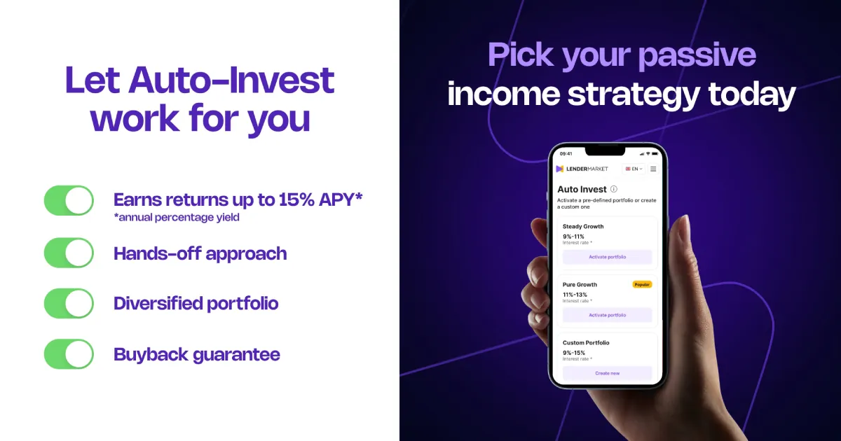 Illustration for the Lendermarket Auto-invest feature